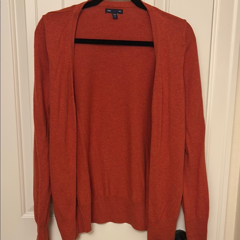 Women's Orange Gap Cardigan Sweater